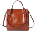 High-End Design Women's 100% Genuine Leather Tote Bag Faro