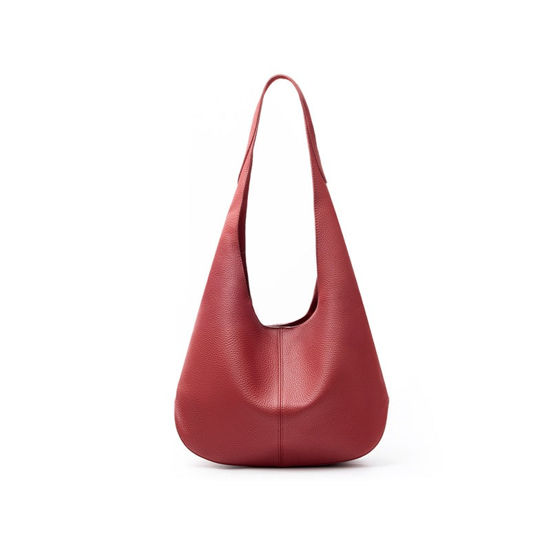 Designed Women's 100% Genuine Leather Single Shoulder Tote Bag Corina