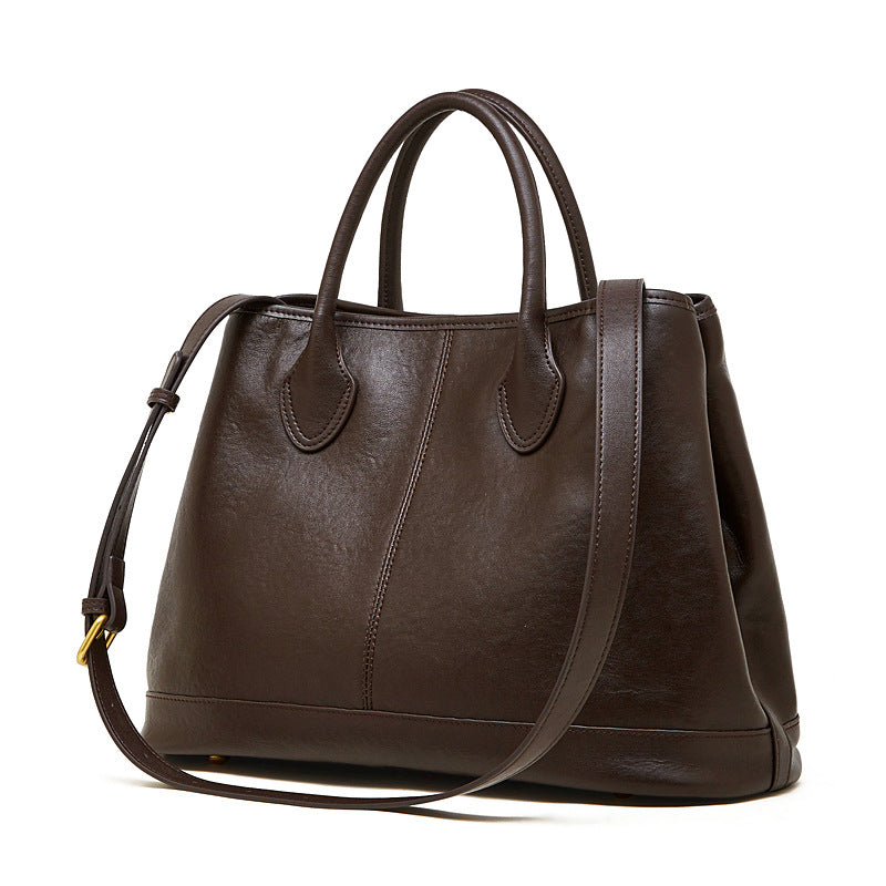 Designed Women's Bag 100% Genuine Leather Single Shoulder or Crossbody Bag More