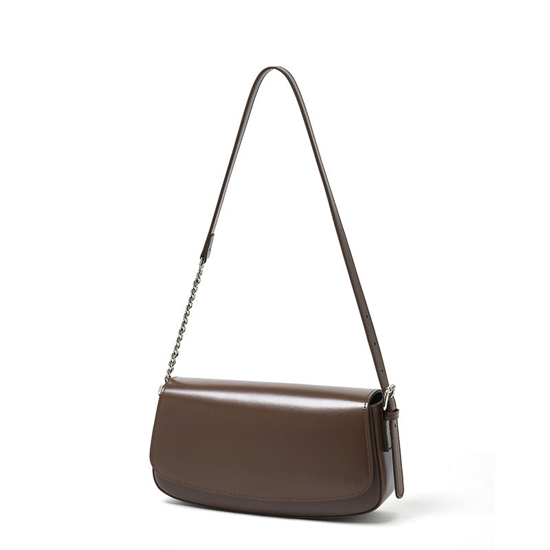 Designed Women's 100% Genuine Leather Single Shoulder or Crossbody Bag Andrea