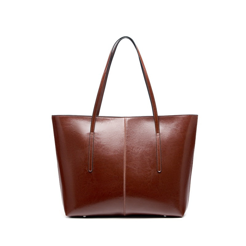 Designed Women's 100% Genuine Leather Single Shoulder Tote Bag Lascala