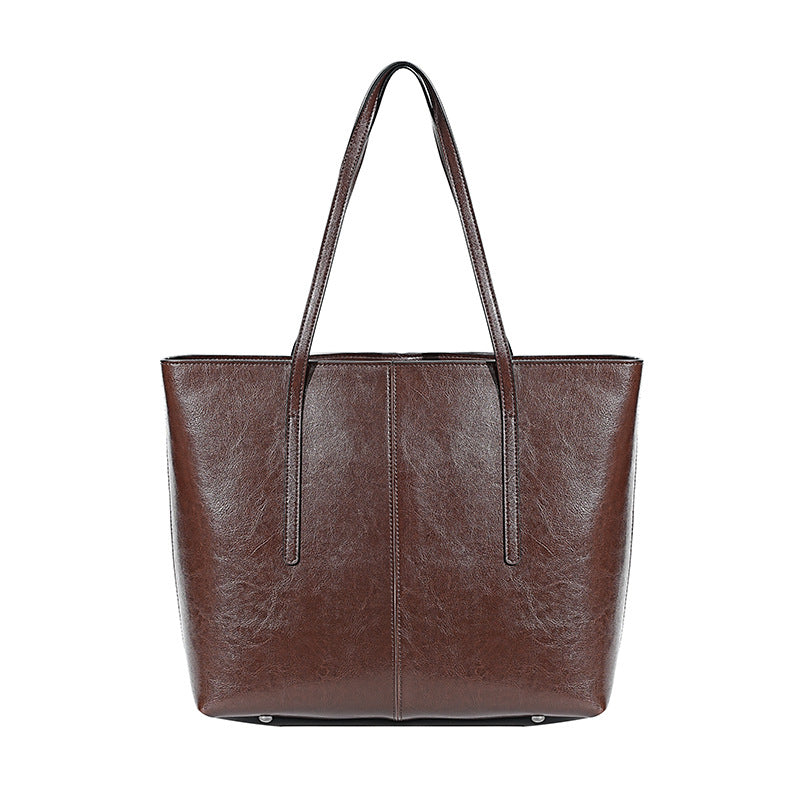 High-End Design Women's 100% Genuine Leather Tote Bag Vigo