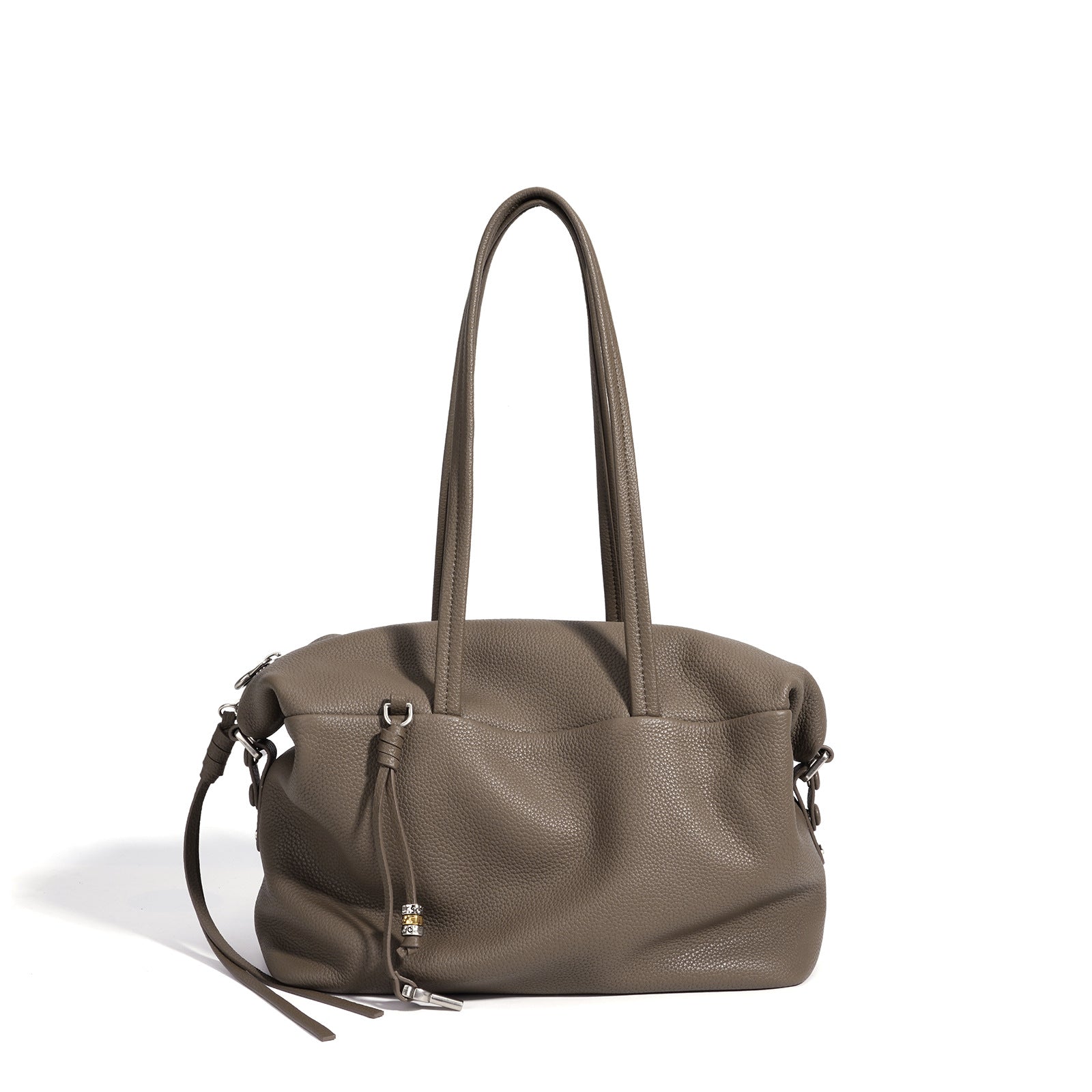 Designed Women's 100% Genuine Leather Single Shoulder or Crossbody Tote Bag Rho