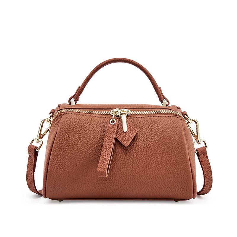 Designed Women's 100% Genuine Leather Single Shoulder or Crossbody Bag Texas