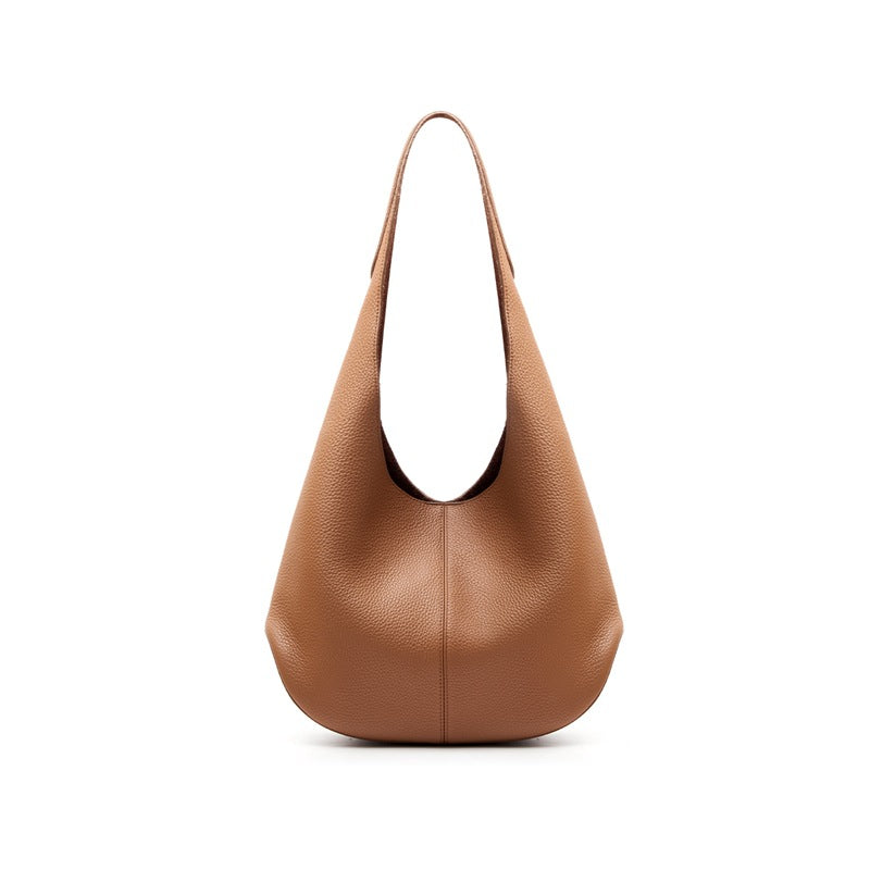 High-End Design Women's Bag 100% Genuine Leather Single Shoulder Tote Bag Corina