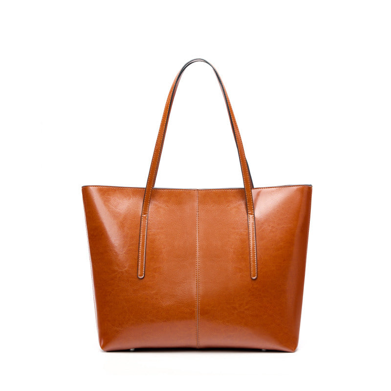 Designed Women's 100% Genuine Leather Single Shoulder Tote Bag Lascala