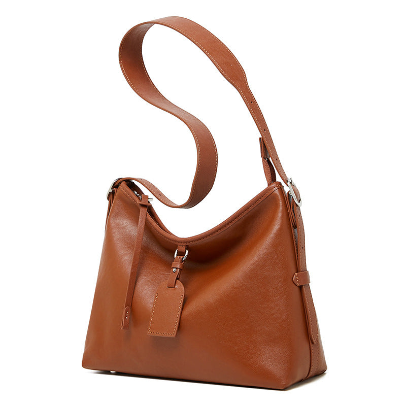 Designed Women's Bag 100% Genuine Leather Single Shoulder or Crossbody Bag Nancy