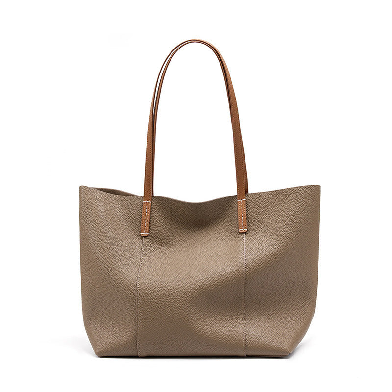 Designed Women's 100% Genuine Leather Single Shoulder Tote Bag Aragona