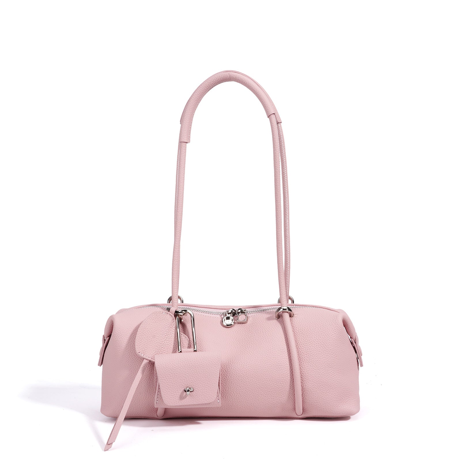 Designed Women's 100% Genuine Leather Single Shoulder Baguette Bag Casablanca