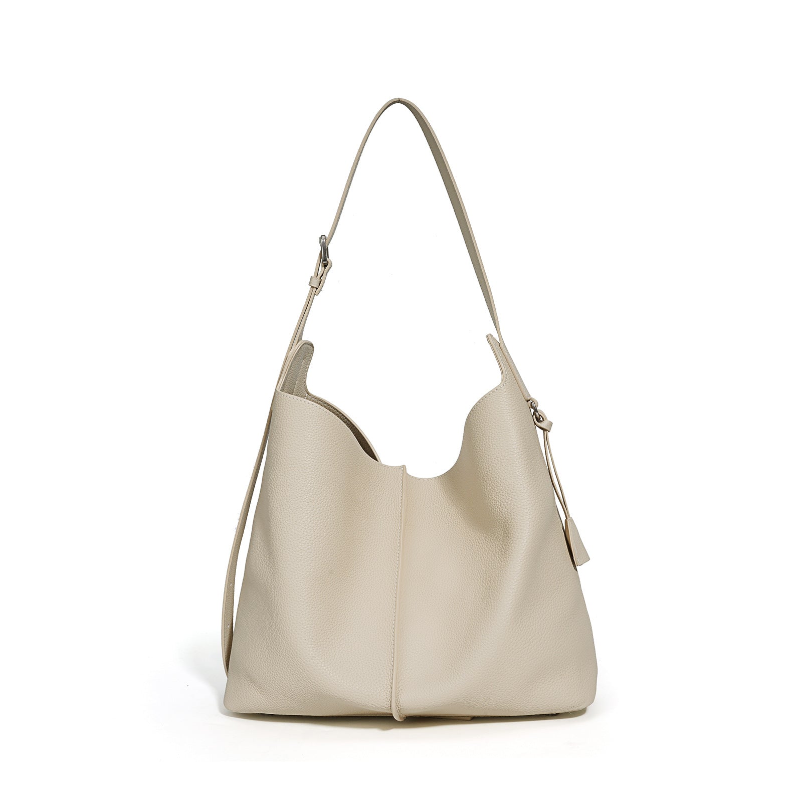 High-End Design Women's Two Bags 100% Genuine Leather Tote Bag Lecce