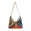 Designed Women's 100% Cotton Single Shoulder or Crossbody Woven Bag Saint-Tropez