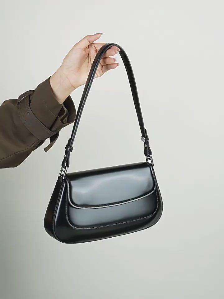 High-End Design Women's Bag 100% Genuine Leather Single Shoulder or Crossbody Bag New York