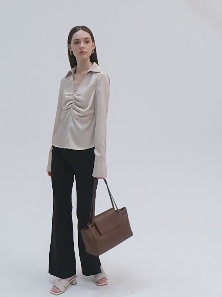 High-End Design Women's Bag 100% Genuine Leather Single Shoulder or Crossbody Wings Bag Indiana