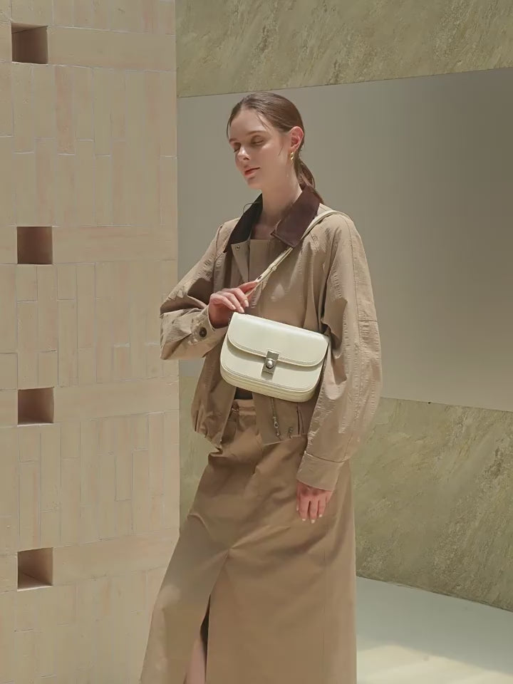 Design Women's Bag 100% Genuine Leather Single Shoulder or Crossbody Bag Stamford