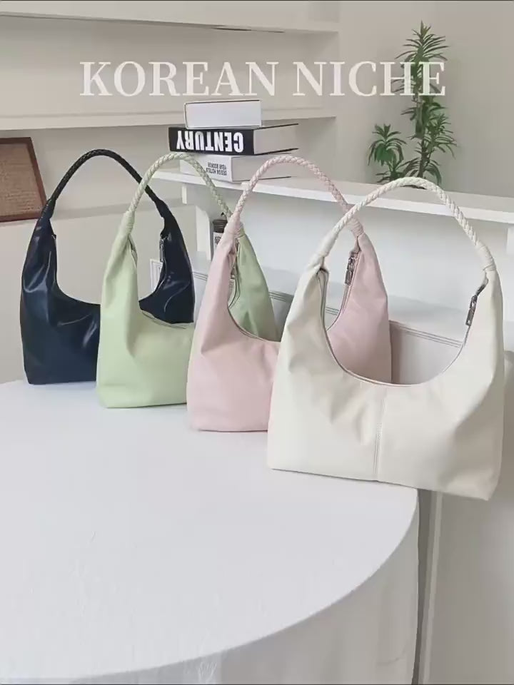 Designed Women's Vegan Leather Single Shoulder Dumpling Bag Inca