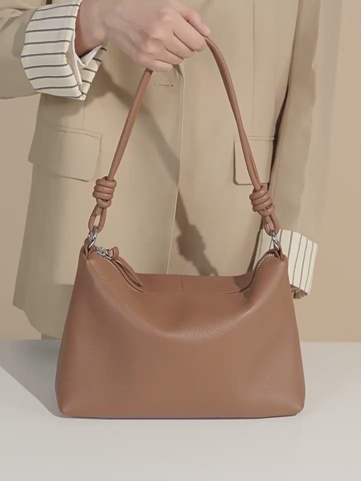 Designed Women's 100% Genuine Leather Single Shoulder and Crossbody Bag Cosby