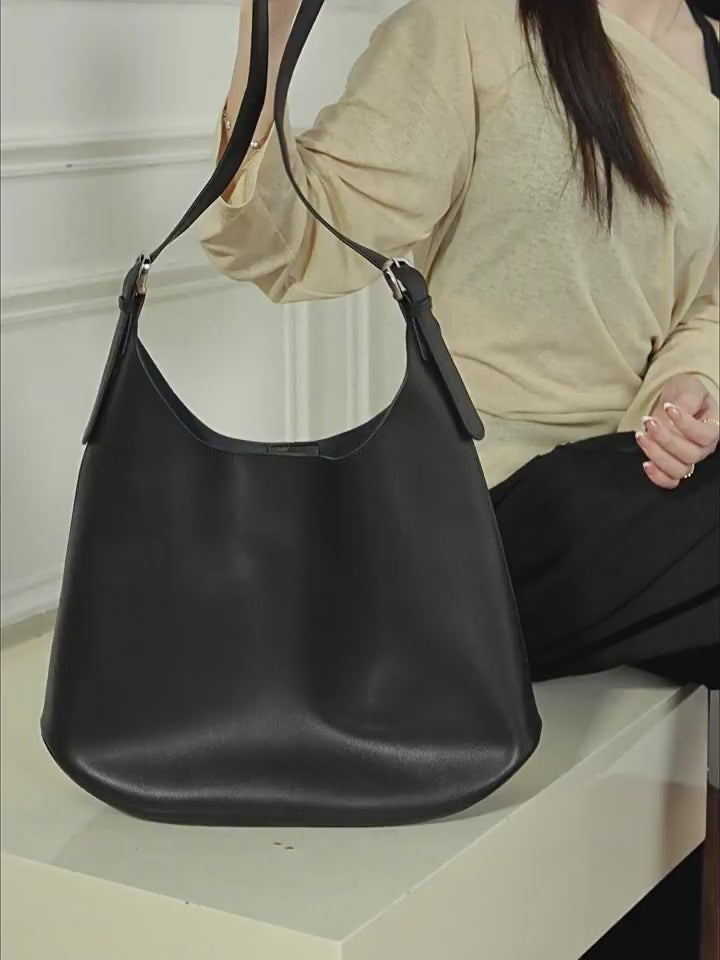 High-End Design Women's Bag 100% Genuine Leather Single Shoulder or Crossbody Tote Bag Mississippi