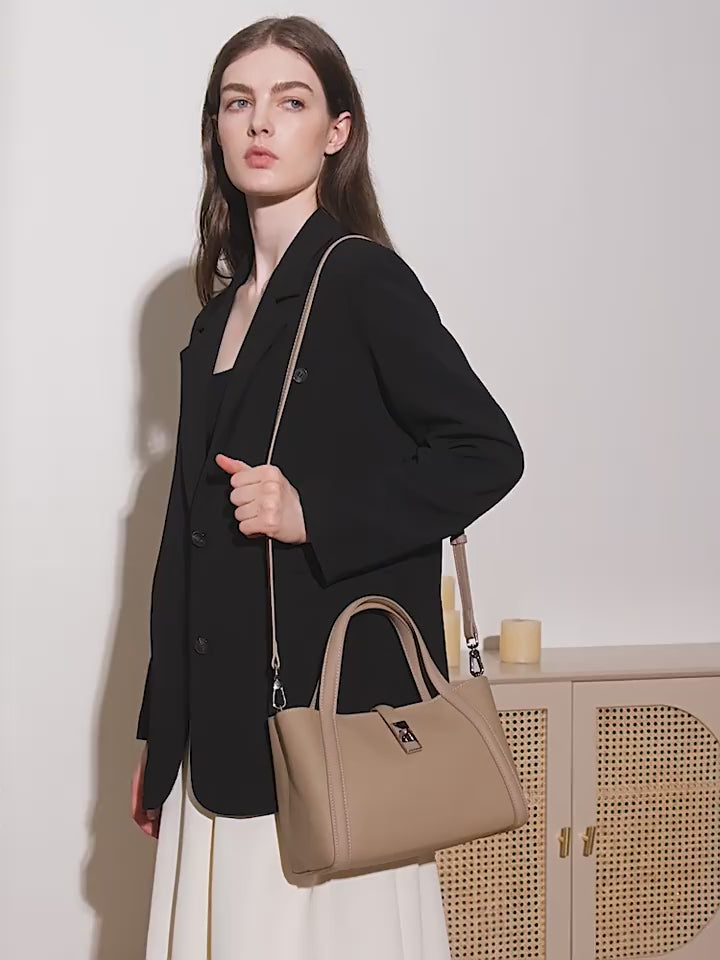 High-End Design Small Women's Bag 100% Genuine Leather Single Shoulder or Crossbody Bag Alicante