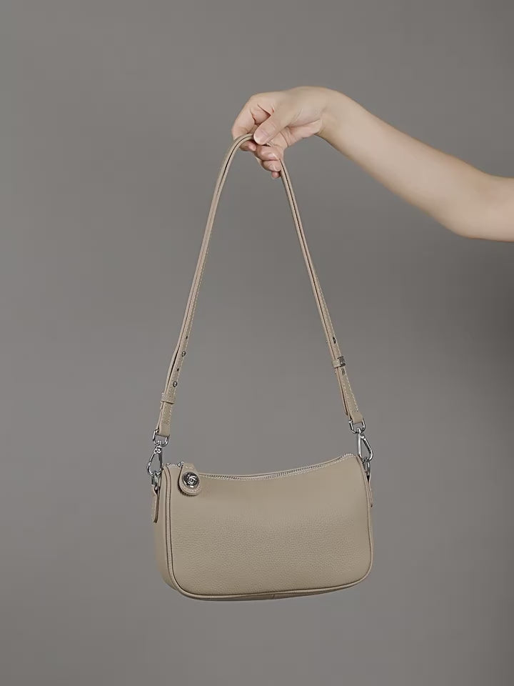 Designed Women's Bag 100% Genuine Leather Single Shoulder or Crossbody Bristol