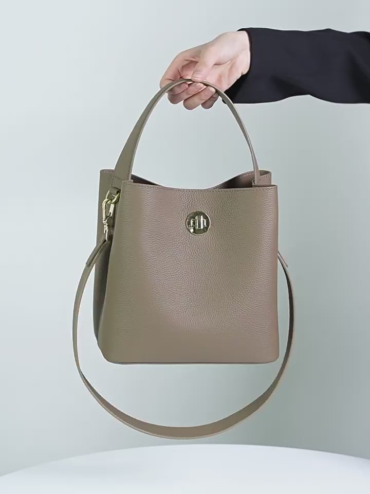 Designed Women's 100% Genuine Leather Single or Cross Shoulder Bag Carla
