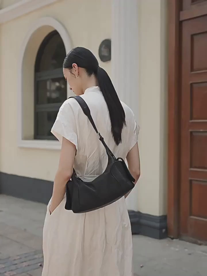 Designed Women's 100% Genuine Leather Single and Cross Shoulder Bag Plaza