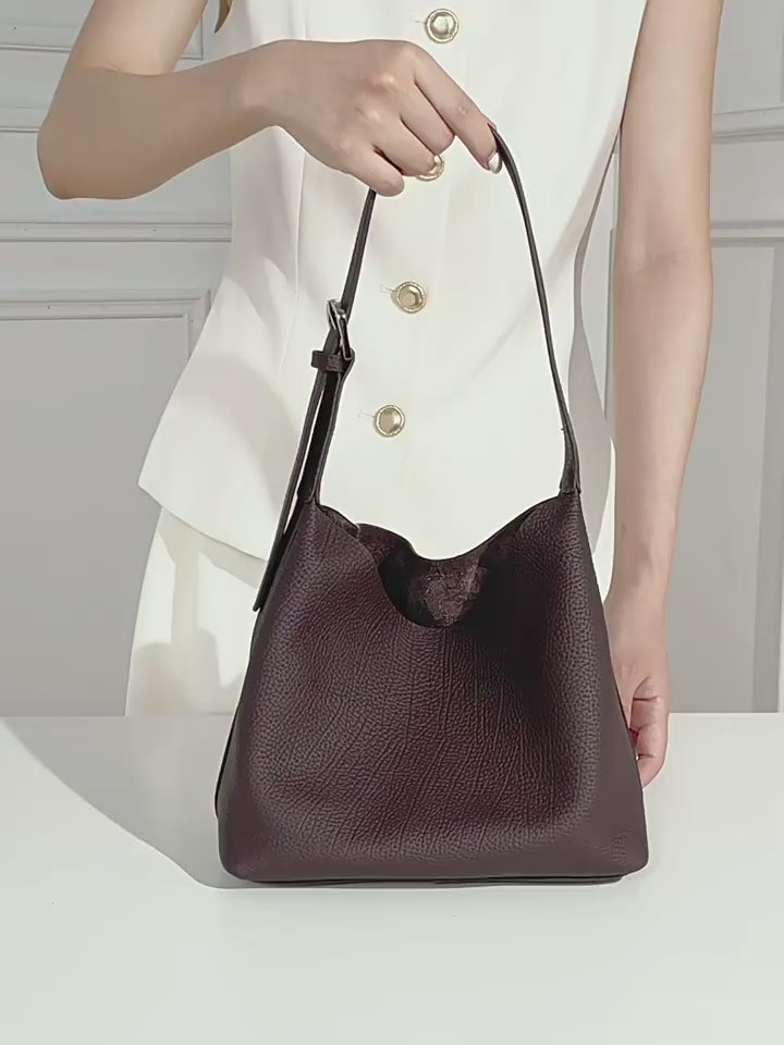 Design Women's Bag 100% Genuine Leather Single Shoulder or Crossbody Bag Lana