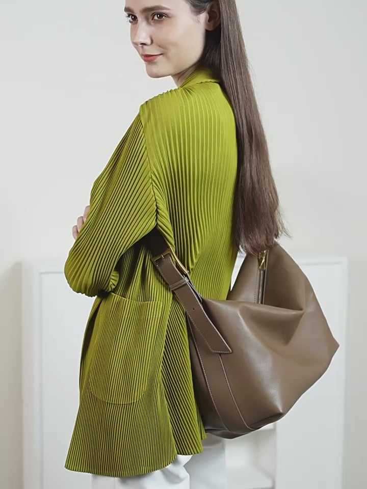 Designed Women's 100% Genuine Leather Single Shoulder or Crossbody Bag Dole