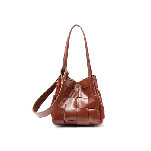 Designed Women's 100% Genuine Leather Single or Cross Shoulder Tote Bag Romano