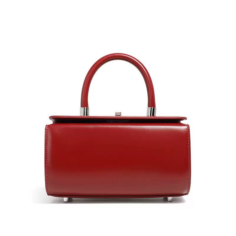 High-End Design 100% Genuine Leather Women's Small Square Box Bag Connecticut