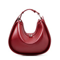 Designed Women's 100% Genuine Leather Single Shoulder and Crossbody Dumpling Bag Gap