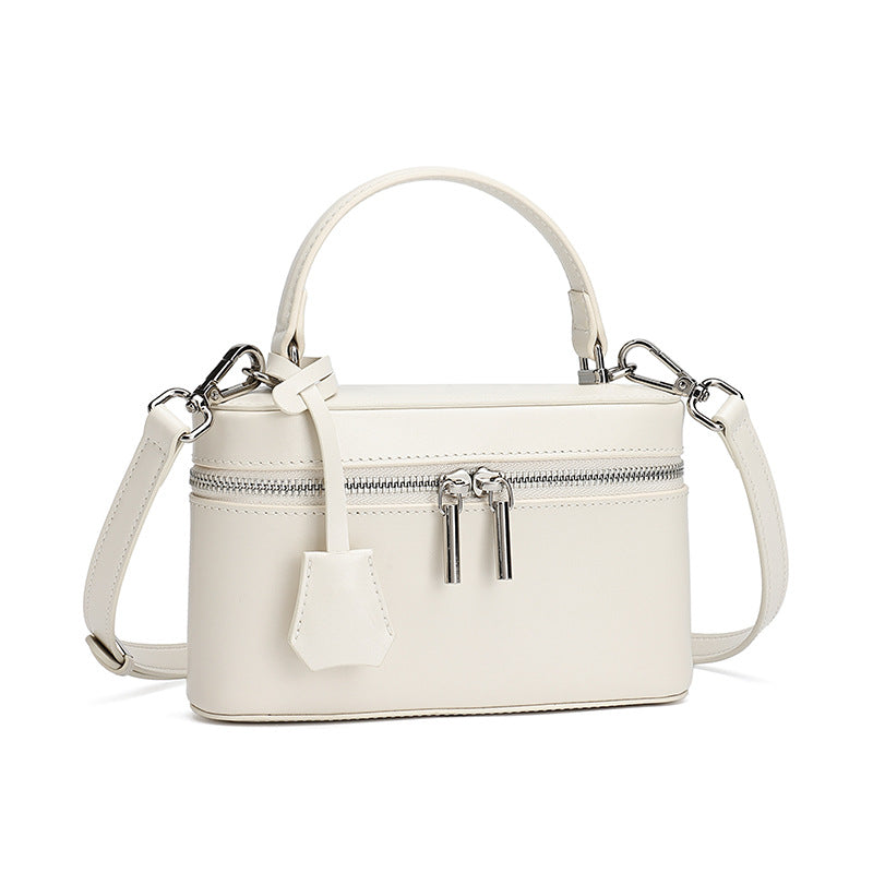 High-End Design Women's 100% Genuine Leather Single Shoulder or Crossbody Handmade Box Bag Puerto Rico
