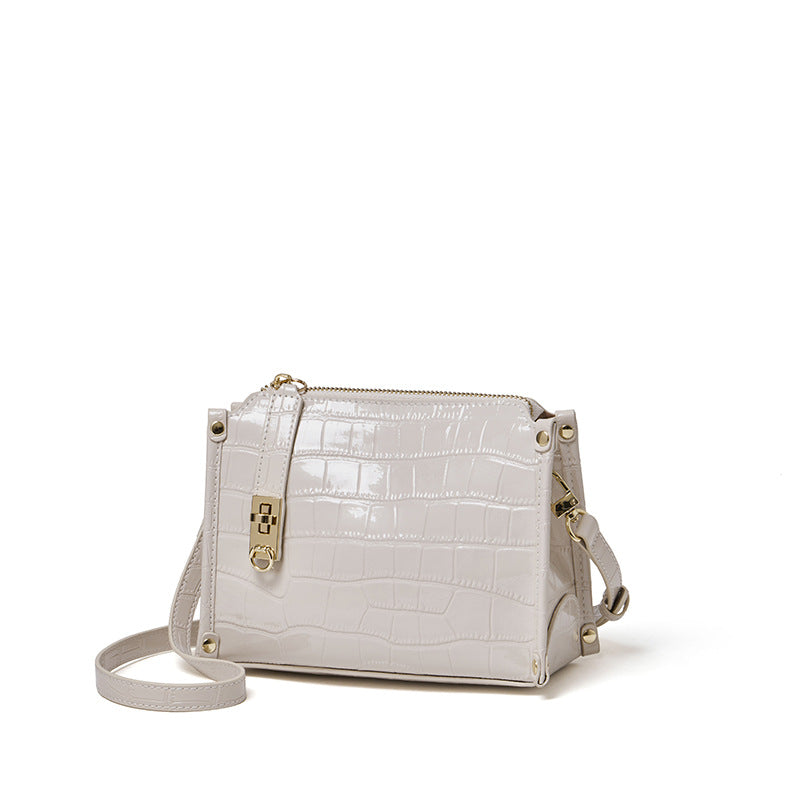 Designed Women's 100% Genuine Leather Single Shoulder or Crossbody Bag Island