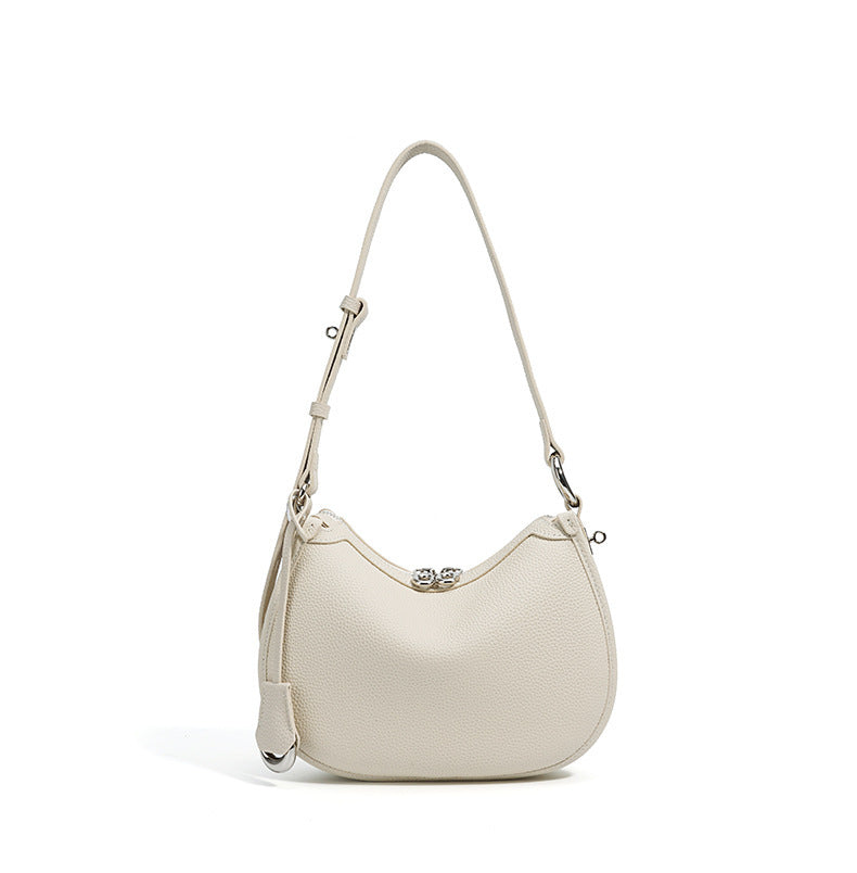 Designed Women's 100% Genuine Leather Single Shoulder or Crossbody Bag Ales